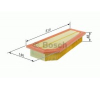 Воздушный фильтр BOSCH F 026 400 134 F026400134 BOSCH - купить в магазине запчастей по Украине