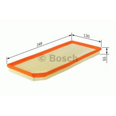 Воздушный фильтр F026400137 BOSCH - купить в магазине запчастей по Украине