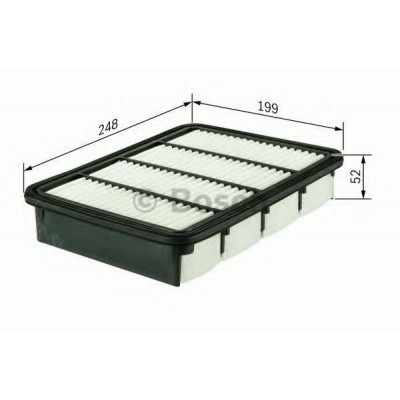 Воздушный фильтр F026400165 BOSCH - купить в магазине запчастей по Украине