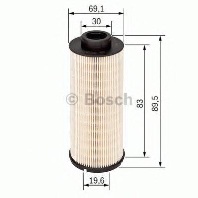 Топливный фильтр F026402047 BOSCH - купить в магазине запчастей по Украине