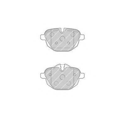 Комплект тормозных колодок, дисковый тормоз FDB4376 FERODO - купить в магазине запчастей по Украине