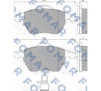 Комплект тормозных колодок, дисковый тормоз FOMAR Friction FO 495781 FO495781 FOMAR Friction - купить в магазине запчастей по Украине