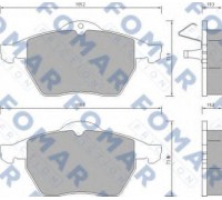 FO628781 FOMAR Friction - купить в магазине запчастей по Украине