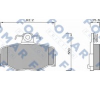 FO630981 FOMAR Friction - купити в магазині запчастин по Україні