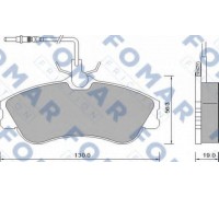 Комплект тормозных колодок, дисковый тормоз FOMAR Friction FO 642681 FO642681 FOMAR Friction - купить в магазине запчастей по Украине