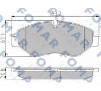 Комплект тормозных колодок, дисковый тормоз FOMAR Friction FO 921581 FO921581 FOMAR Friction - купить в магазине запчастей по Украине