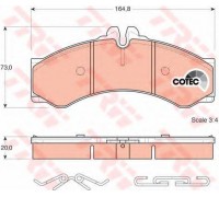 GDB1288 TRW - купить в магазине запчастей по Украине