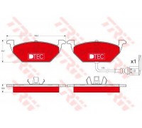 Комплект тормозных колодок, дисковый тормоз TRW GDB1386DTE GDB1386DTE TRW - купить в магазине запчастей по Украине