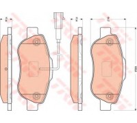 GDB1746 TRW - купити в магазині запчастин по Україні