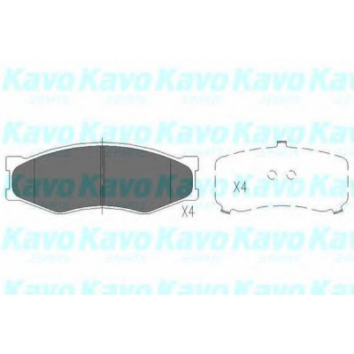Комплект тормозных колодок, дисковый тормоз KBP6523 KAVO PARTS - купити в магазині запчастин по Україні