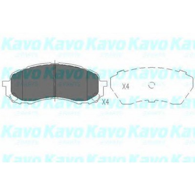 Комплект тормозных колодок, дисковый тормоз KBP8018 KAVO PARTS - купити в магазині запчастин по Україні