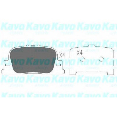 Комплект тормозных колодок, дисковый тормоз KBP9069 KAVO PARTS - купить в магазине запчастей по Украине