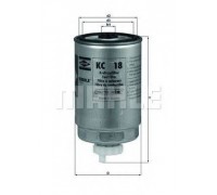 Топливный фильтр KNECHT KC 18 KC18 KNECHT - купить в магазине запчастей по Украине