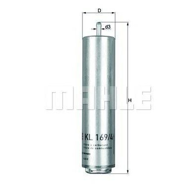 Топливный фильтр KL1694D KNECHT - купить в магазине запчастей по Украине