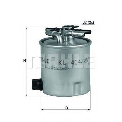 Топливный фильтр KL40425 KNECHT - купить в магазине запчастей по Украине
