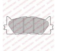 Комплект тормозных колодок, дисковый тормоз DELPHI LP2169 LP2169 DELPHI - купити в магазині запчастин по Україні