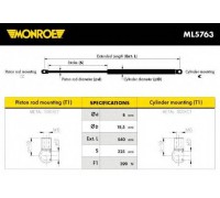 Газовая пружина, крышка багажник MONROE ML5763 ML5763 MONROE - купить в магазине запчастей по Украине