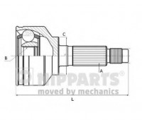 Шарнирный комплект, приводной вал NIPPARTS N2823032 N2823032 NIPPARTS - купить в магазине запчастей по Украине