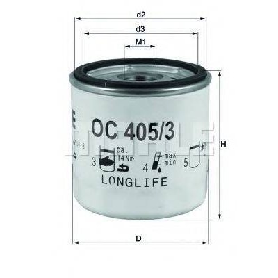 Масляный фильтр OC4053 KNECHT - купить в магазине запчастей по Украине