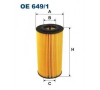 Масляный фильтр FILTRON OE649/1 OE6491 FILTRON - купить в магазине запчастей по Украине