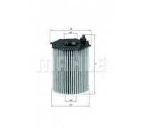 Масляный фильтр KNECHT OX 171/2D OX1712D KNECHT - купить в магазине запчастей по Украине