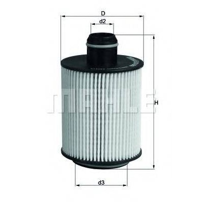 Масляный фильтр OX553D KNECHT - купить в магазине запчастей по Украине