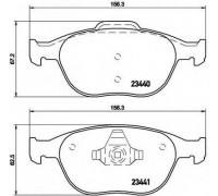 Комплект тормозных колодок, дисковый тормоз BREMBO P 24 058 P24058 BREMBO - купить в магазине запчастей по Украине