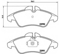Комплект тормозных колодок, дисковый тормоз BREMBO P 50 080 P50080 BREMBO - купить в магазине запчастей по Украине