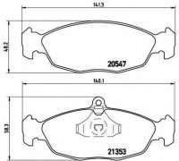 P59011 BREMBO - купить в магазине запчастей по Украине