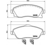 Комплект тормозных колодок, дисковый тормоз BREMBO P 59 036 P59036 BREMBO - купить в магазине запчастей по Украине
