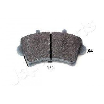 Комплект тормозных колодок, дисковый тормоз PA151AF JAPANPARTS - купити в магазині запчастин по Україні