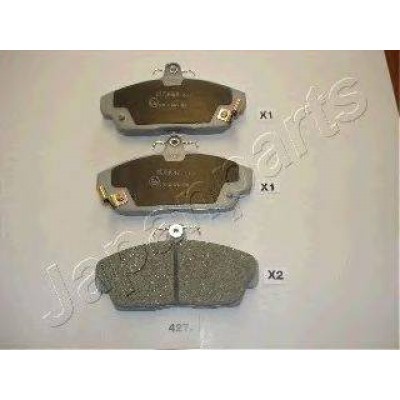 Комплект тормозных колодок, дисковый тормоз PA427AF JAPANPARTS - купить в магазине запчастей по Украине