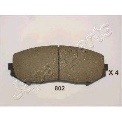 Комплект тормозных колодок, дисковый тормоз PA802AF JAPANPARTS - купити в магазині запчастин по Україні