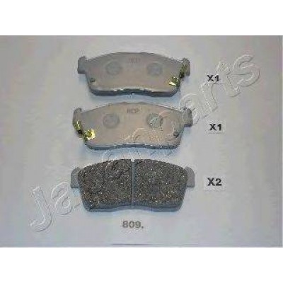 Комплект тормозных колодок, дисковый тормоз PA809AF JAPANPARTS - купити в магазині запчастин по Україні