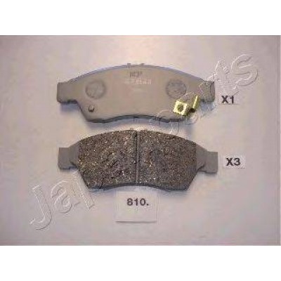 Комплект тормозных колодок, дисковый тормоз PA810AF JAPANPARTS - купити в магазині запчастин по Україні
