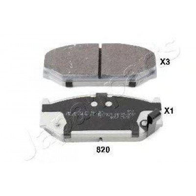 Комплект тормозных колодок, дисковый тормоз PA820AF JAPANPARTS - купить в магазине запчастей по Украине
