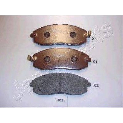 Комплект тормозных колодок, дисковый тормоз PAH02AF JAPANPARTS - купити в магазині запчастин по Україні