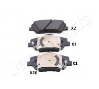 Комплект тормозных колодок, дисковый тормоз JAPANPARTS PA-K26AF PAK26AF JAPANPARTS - купить в магазине запчастей по Украине