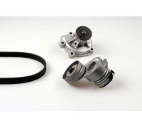 Водяной насос + комплект ручейковых ремней HEPU PK03262 PK03262 HEPU - купить в магазине запчастей по Украине