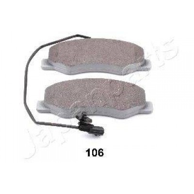 Комплект тормозных колодок, дисковый тормоз PP106AF JAPANPARTS - купити в магазині запчастин по Україні