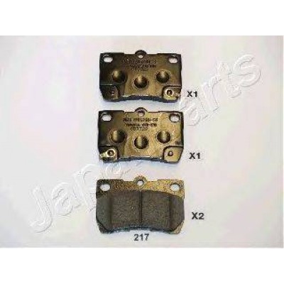Комплект тормозных колодок, дисковый тормоз PP217AF JAPANPARTS - купить в магазине запчастей по Украине
