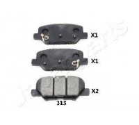 Комплект тормозных колодок, дисковый тормоз JAPANPARTS PP-315AF PP315AF JAPANPARTS - купить в магазине запчастей по Украине