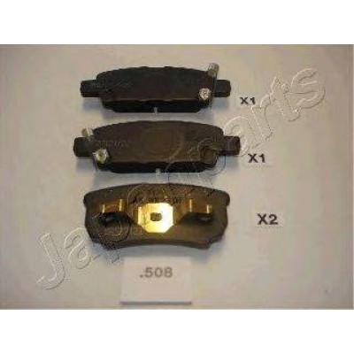 Комплект тормозных колодок, дисковый тормоз PP508AF JAPANPARTS - купити в магазині запчастин по Україні