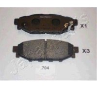 Комплект тормозных колодок, дисковый тормоз JAPANPARTS PP-704AF PP704AF JAPANPARTS - купити в магазині запчастин по Україні