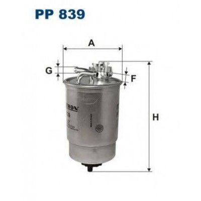 Топливный фильтр PP839 FILTRON - купить в магазине запчастей по Украине