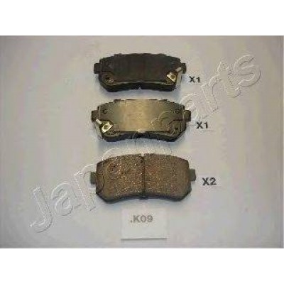 Комплект тормозных колодок, дисковый тормоз PPK09AF JAPANPARTS - купить в магазине запчастей по Украине