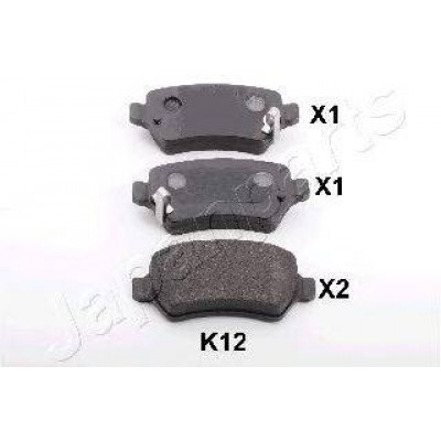 Комплект тормозных колодок, дисковый тормоз PPK12AF JAPANPARTS - купить в магазине запчастей по Украине