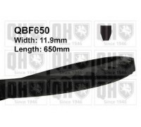 Клиновой ремень QUINTON HAZELL QBF650 QBF650 QUINTON HAZELL - купить в магазине запчастей по Украине