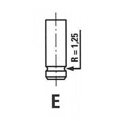 Впускной клапан R6072SNT FRECCIA - купити в магазині запчастин по Україні