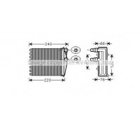 Теплообменник, отопление салона AVA QUALITY COOLING RT6380 RT6380 AVA QUALITY COOLING - купить в магазине запчастей по Украине